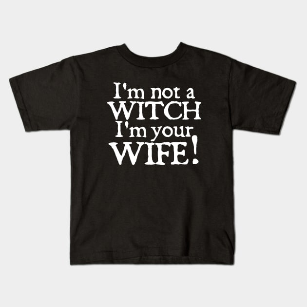 WITCH WIFE Kids T-Shirt by Bone Perez